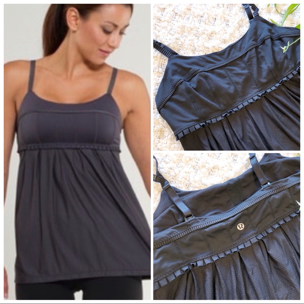 Lululemon Gray Priti Tank Size 10